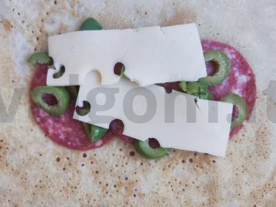 Blynai su alyvuogėmis ir dešra Žingsnis 2