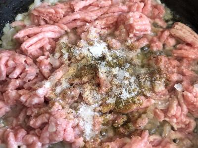 Makaronai su faršu ir paprika Žingsnis 4