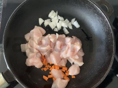 Avižinė košė su vištienos filė Žingsnis 5