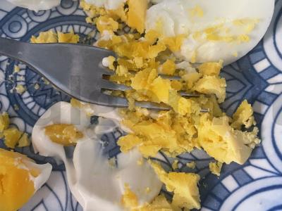 Aštrūs karbonaado ritinėliai su kiaušiniu Žingsnis 2