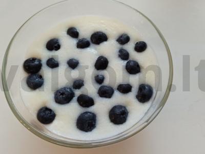 Manų košė su mėlynėmis ir anakardžiais Žingsnis 3