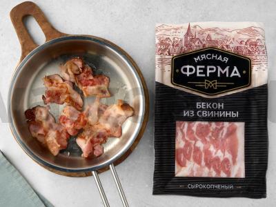 Saldus bulvės su dzadzikiais ir bekonu Žingsnis 4