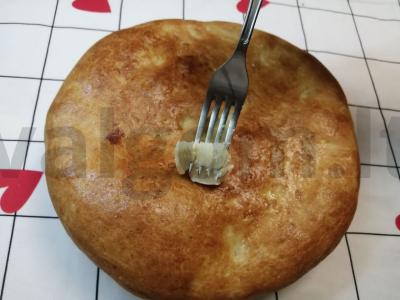 Osetinų pyragas su bulvėmis ir svogūnais Žingsnis 11