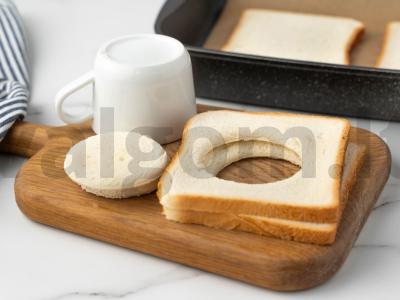 Pusryčių sumuštiniai orkaitėje Žingsnis 1