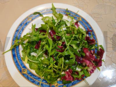 Salotos su tunu ir rukola Žingsnis 1