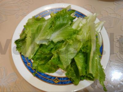 Salotos su tunu ir rukola Žingsnis 2