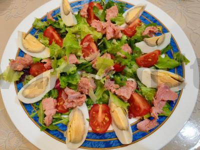 Salotos su tunu ir rukola Žingsnis 9