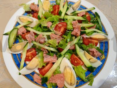 Salotos su tunu ir rukola Žingsnis 11