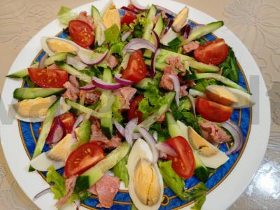 Salotos su tunu ir rukola Žingsnis 13