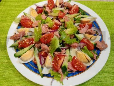 Salotos su tunu ir rukola Žingsnis 14