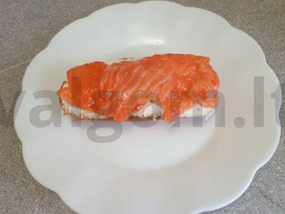 Sumuštiniai su upėtakiu, Himalajų druska sūriu Žingsnis 5