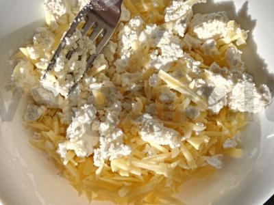 Patingėti khachapuri iš sluoksniuoto tešlos su varške Žingsnis 1