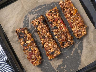 Riešutų batonėliai Žingsnis 10