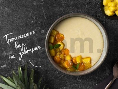 Manų košė su ananasu pagrindine nuotrauka