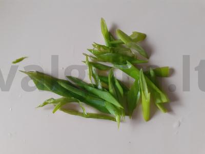 Ryžiai su kiaušiniu azijietišku stiliumi Žingsnis 3