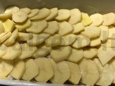 Bulvės su grybais ir vištiena orkaitėje Žingsnis 5