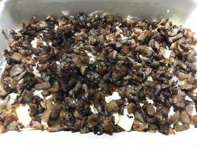 Bulvės su grybais ir vištiena orkaitėje Žingsnis 6