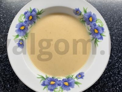 Sriuba-pyragas su kiauliena, perliniu miežiu ir lydytu sūriu Žingsnis 9