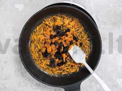 Ryžiai su džiovintais vaisiais Žingsnis 3