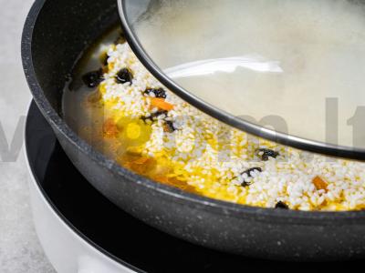 Ryžiai su džiovintais vaisiais Žingsnis 4