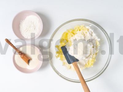 Rulėtas su bulvėmis ir šonine Žingsnis 2