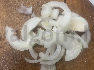 Salotas „Nuotaika“ su sūriu Žingsnis 3