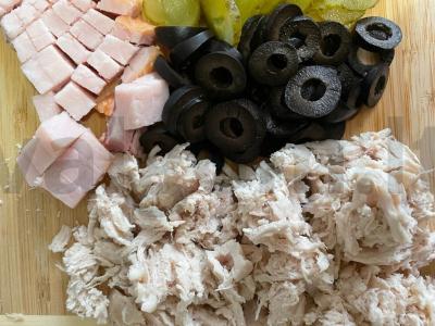 Pica „Asorti“ su vištienos filė ir kiauliena Žingsnis 2