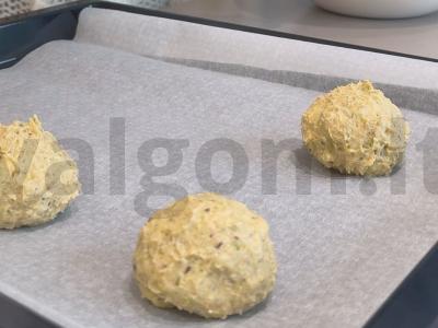 Pistacijų sausainiai su aviečių ir mandarinų džemu Žingsnis 4