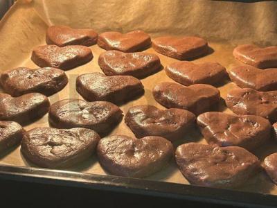 Šokoladiniai sausainiai iš ruginių miltų Žingsnis 3