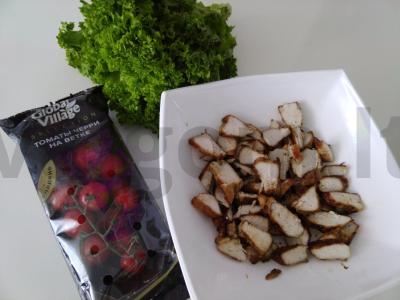 Cezario salotas su vištiena Žingsnis 2