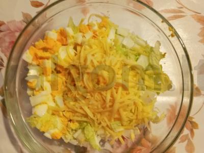 Salotas „Traškus sniegas“ Žingsnis 3