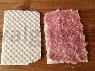 Vafliai su mėsos faršu Žingsnis 2