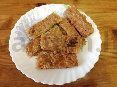 Vafliai su mėsos faršu Žingsnis 6