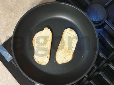 Cezario tostai Žingsnis 1