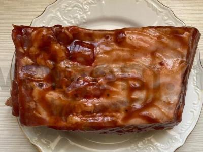 Marinuota kiaulienos krūtinėlė, kepta orkaitėje Žingsnis 3