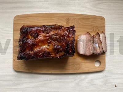 Marinuota kiaulienos krūtinėlė, kepta orkaitėje Žingsnis 9