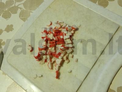 Salotas „Žiemos šviežumas“ Žingsnis 2