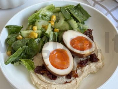 Marinuoti kiaušiniai azijietišku stiliumi pagrindine nuotrauka