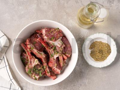 Avinžirnių šonkaulis keptuvėje Žingsnis 2