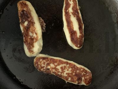 Keptas haloumi sūris Žingsnis 2