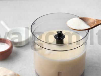 Užkandžių blynai su varške ir sūriu Žingsnis 2