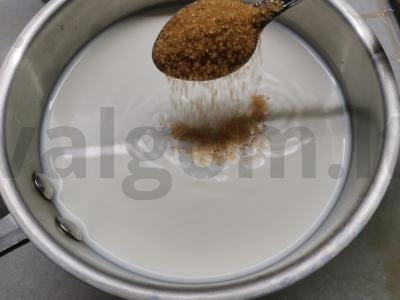 Vanilinis jogurtas Žingsnis 1