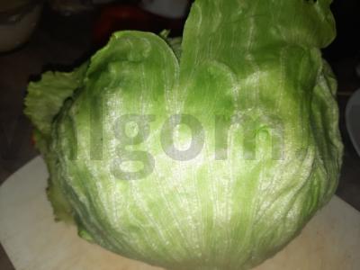 Cezario salotas su garstyčiomis ir česnaku Žingsnis 7