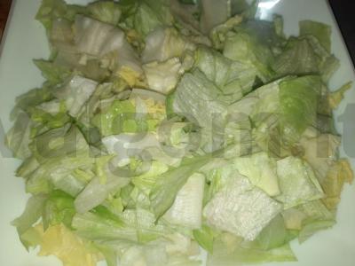 Cezario salotas su garstyčiomis ir česnaku Žingsnis 8