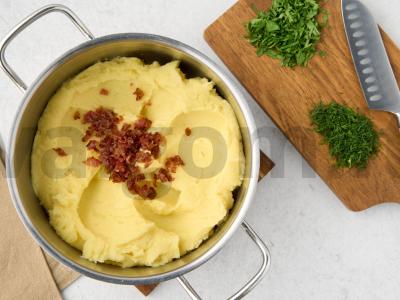 Bulvių košė su bekonu ir žolelėmis Žingsnis 4