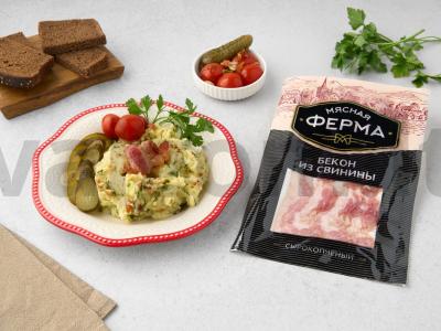 Bulvių košė su bekonu ir žolelėmis pagrindine nuotrauka