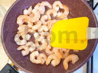 Užkandžių tartaletės su krevetėmis Žingsnis 1