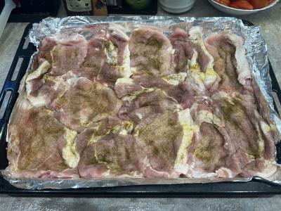 Kiauliena a la „Mėsa prancūziškai“ Žingsnis 10