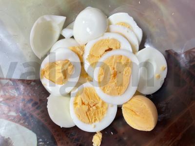 Salotos su vyšniniais pomidorais Žingsnis 1