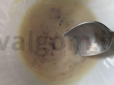 Saldžios skrudintos duonos „Spanguolių pyragas“ Žingsnis 4